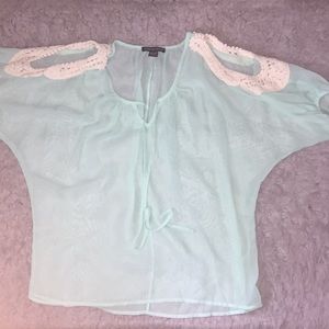 Turquoise Blouse